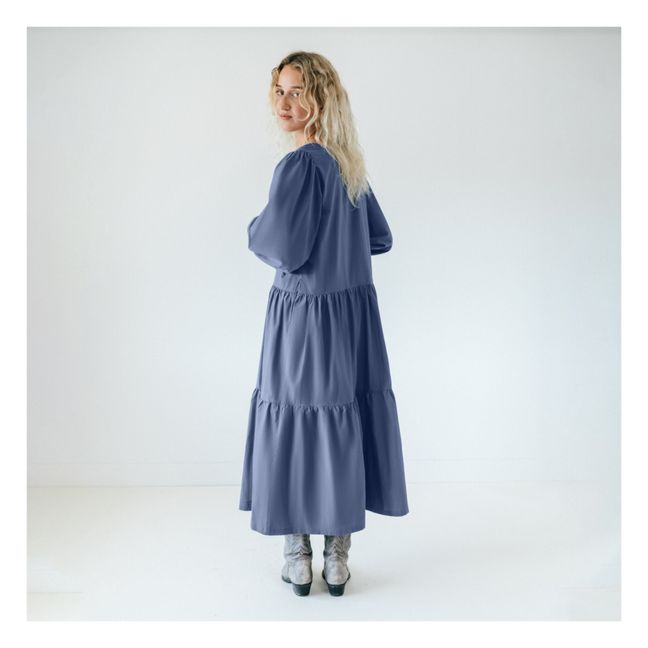 Robe Midi Daphne | Bleu