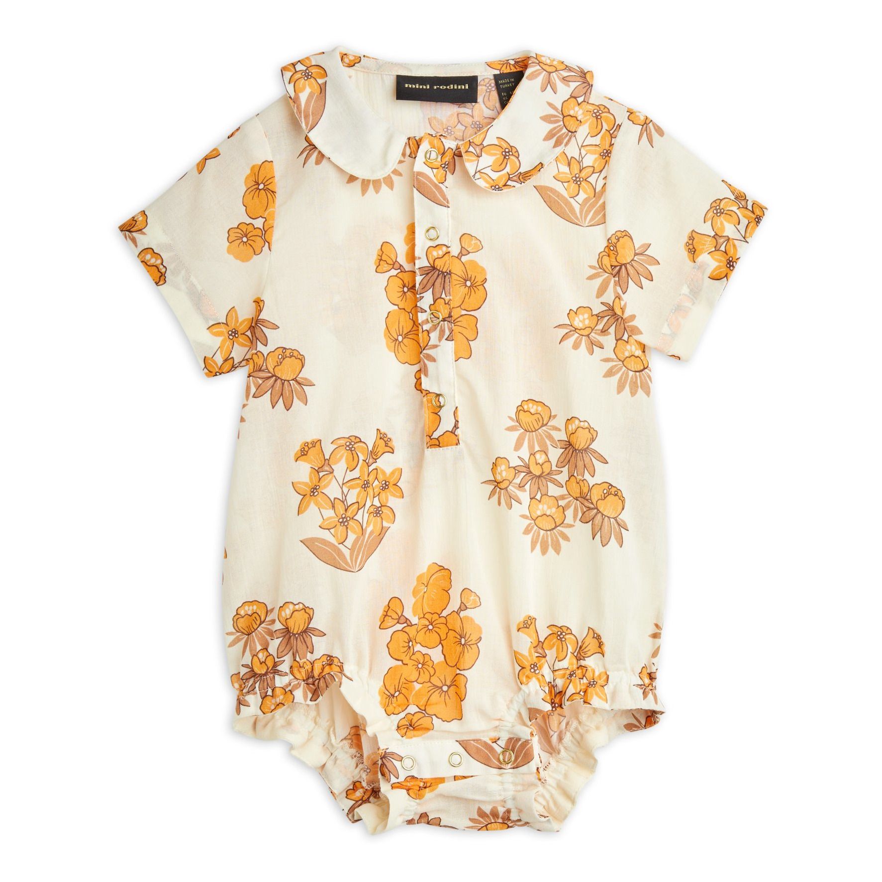 Mini Rodini - Barboteuse Coton Bio - Fille - Beige