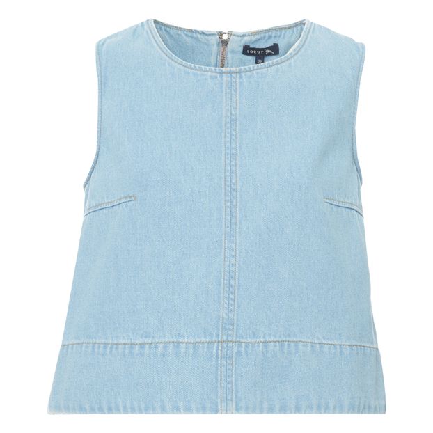 Mimi Denim Top Light blue Soeur Fashion Adult - Smallable