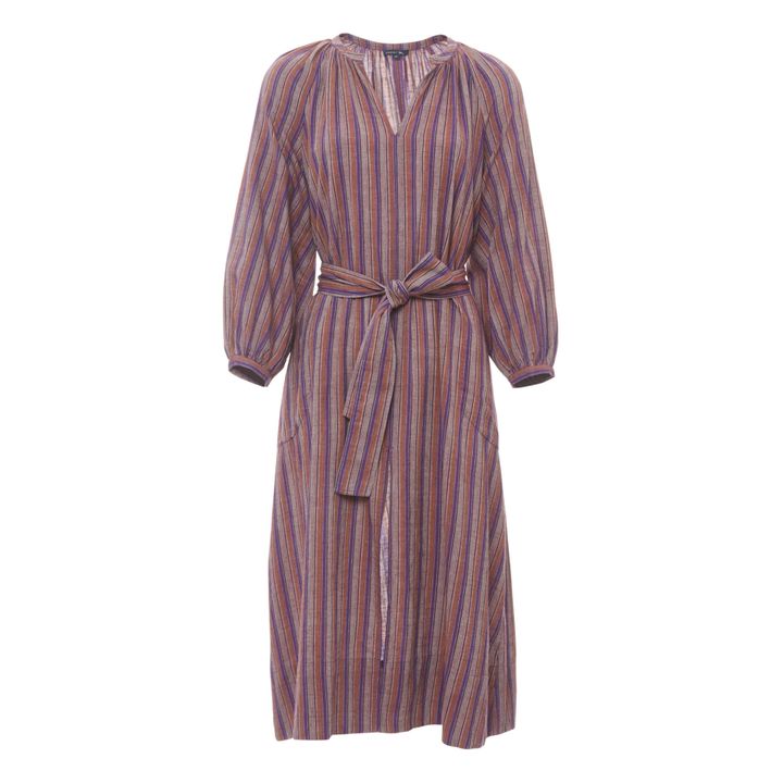Soeur - Olbia Striped Telma Dress - Purple | Smallable