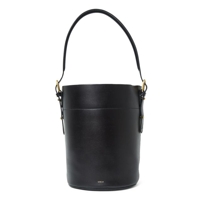 Nevada Leather Bucket Bag | Black