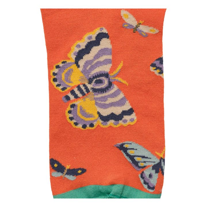 Calcetines cortos Mariposa Naranja- Imagen del producto n°4