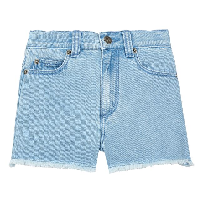 Organic Denim Shorts | Denim bleached