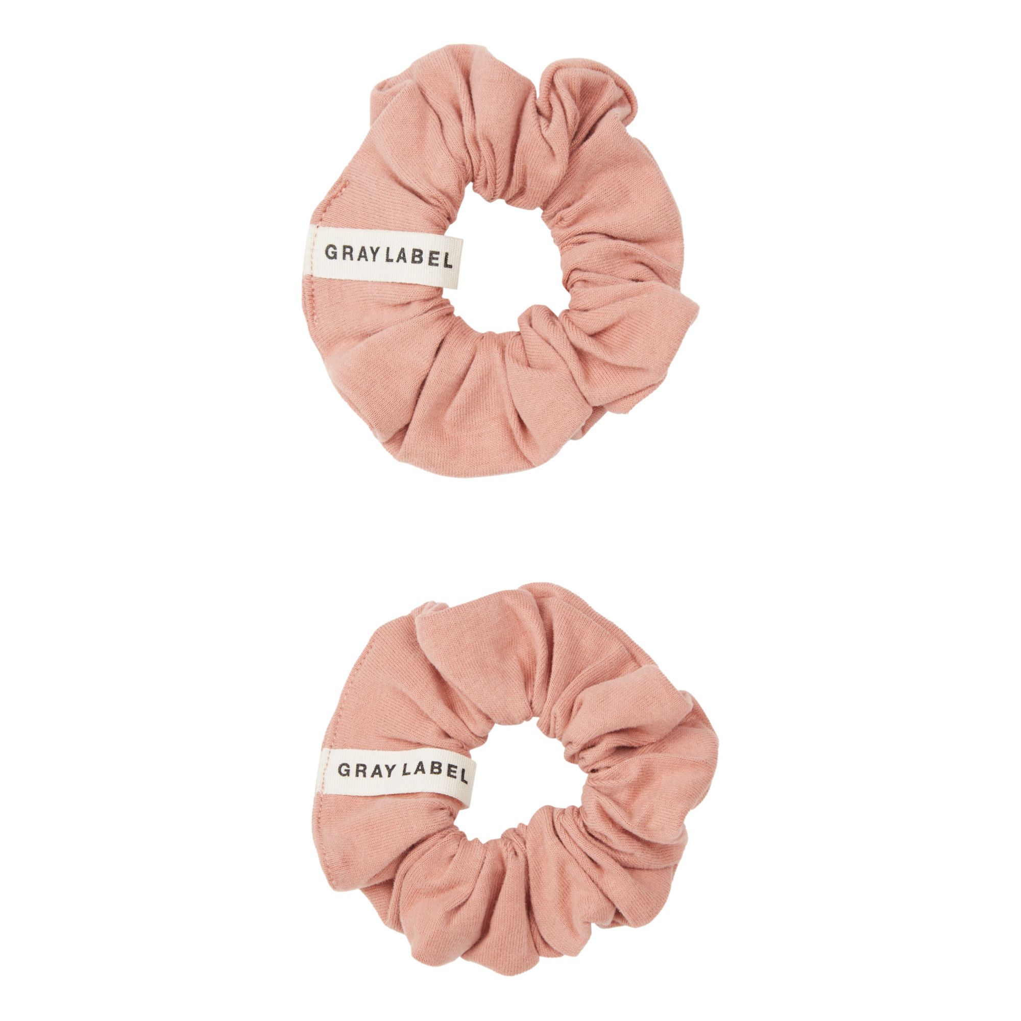 Gray Label - Scrunchie Coton Bio - Fille - Vieux Rose