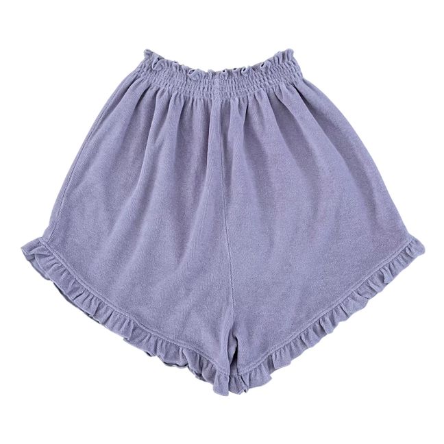Organic Cotton Terry Cloth Shorts - Women’s Collection - Malva