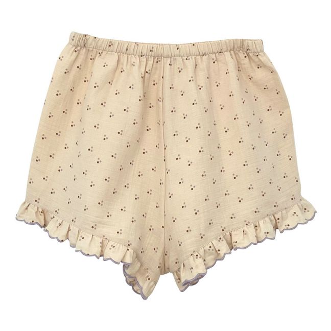 Sarah Organic Cotton Muslin Shorts - Women’s Collection - Rosa incarnato
