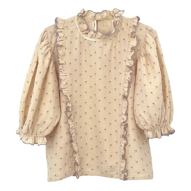 Blusa de algodón orgánico Stella - Colección Mujer - Rosa Polvo
