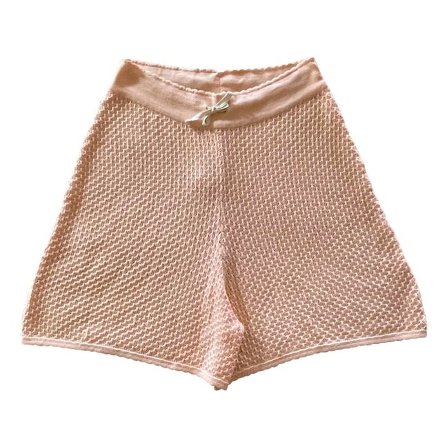 Short Crochet Coton Bio - Collection Femme  | Rose pâle