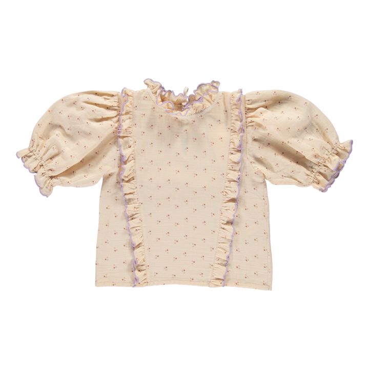 Blusa de algodón orgánico Stella Rosa Polvo- Imagen del producto n°0
