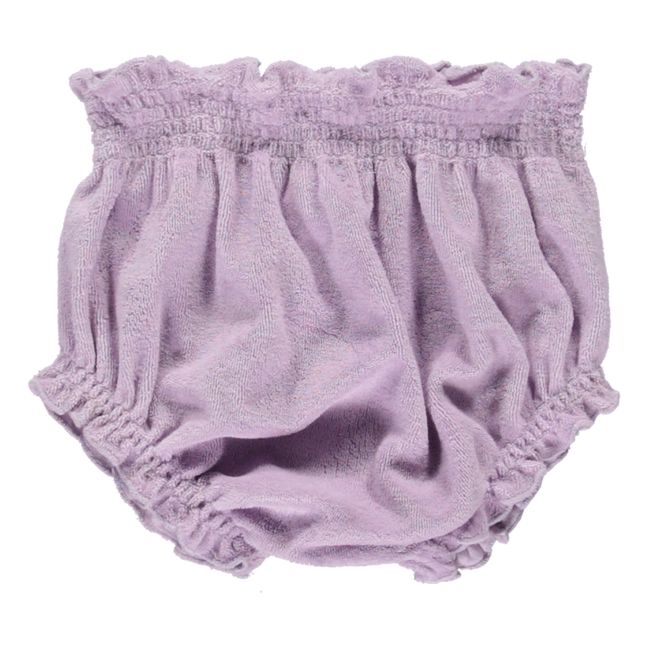 Organic Cotton Terry Cloth Bloomers Mauve
