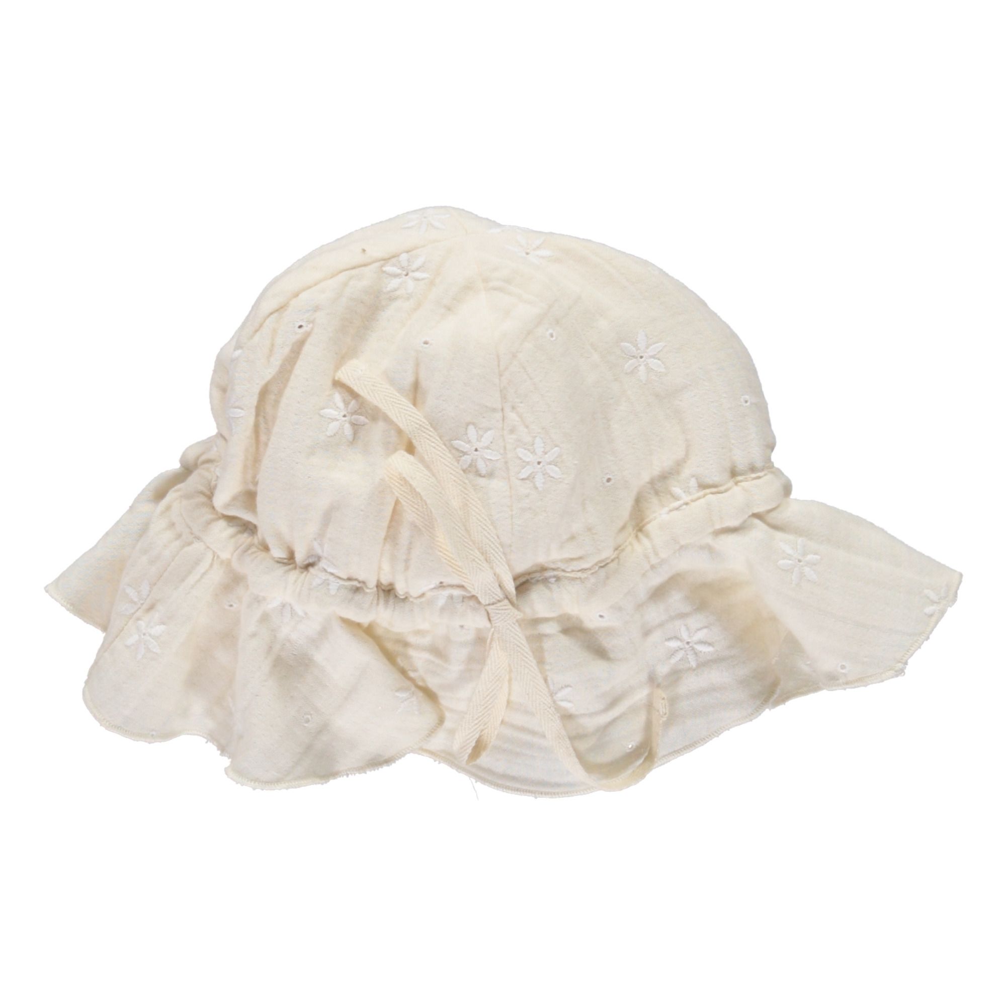Liilu - Chapeau Coton Bio - Fille - Ecru