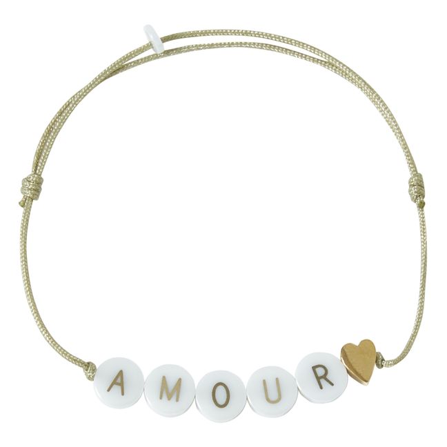Amour Ceramic Bead Bracelet - Bbuble x Smallable | Grün