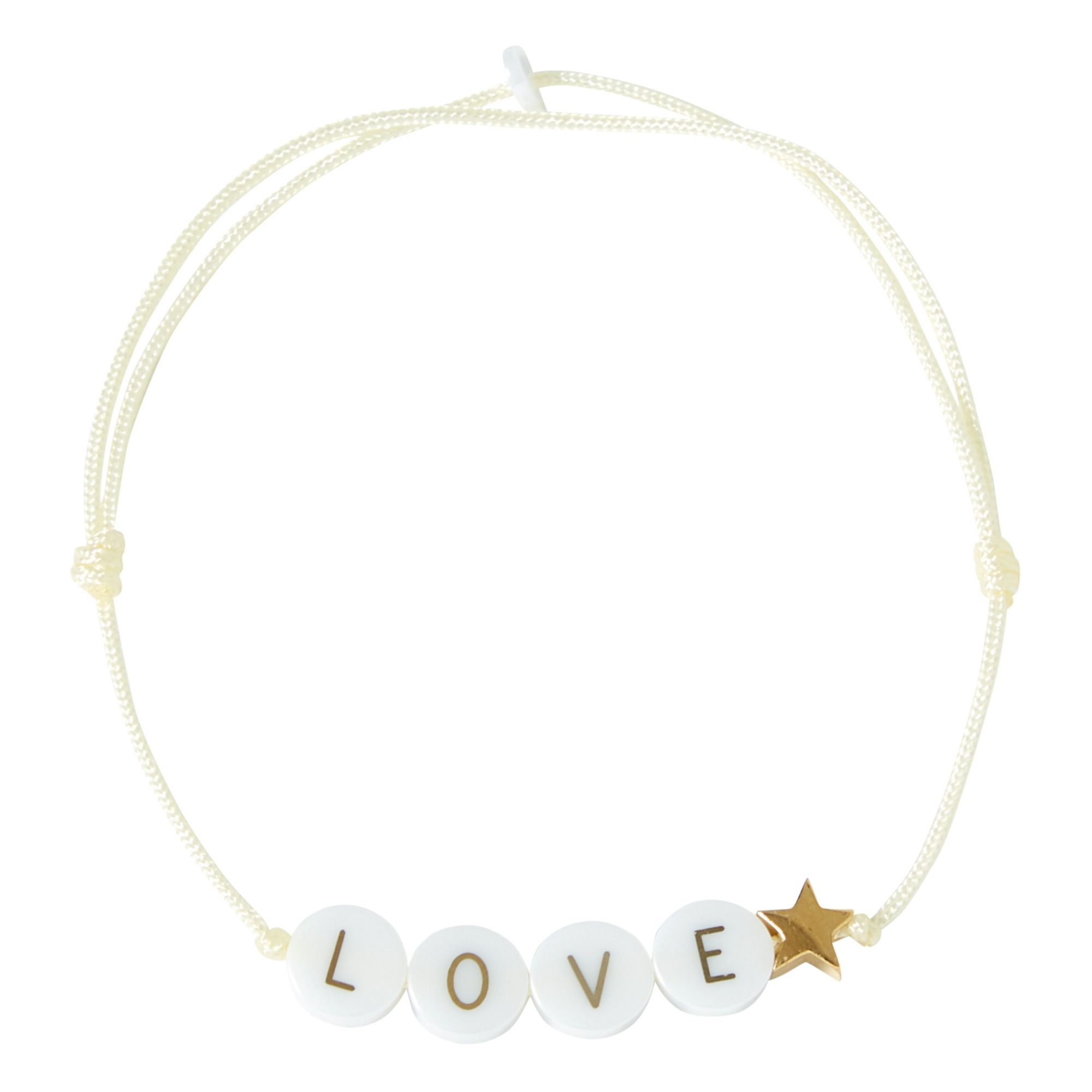 Bbuble - Bracelet Love Perles Céramique Bbuble x Smallable - Femme - Vanille