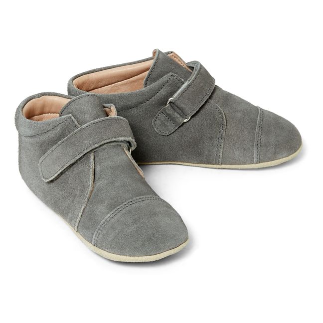 Velcro Booties | Mid grey