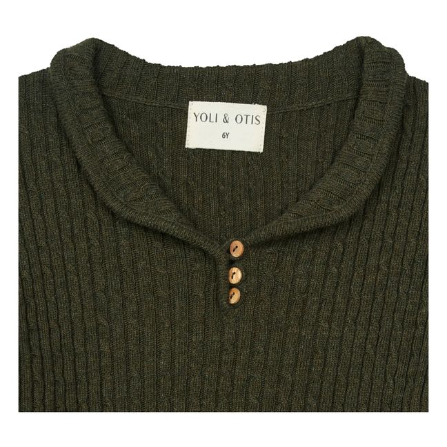 Tolan Cotton and Cashmere Jumper Verde Oscuro