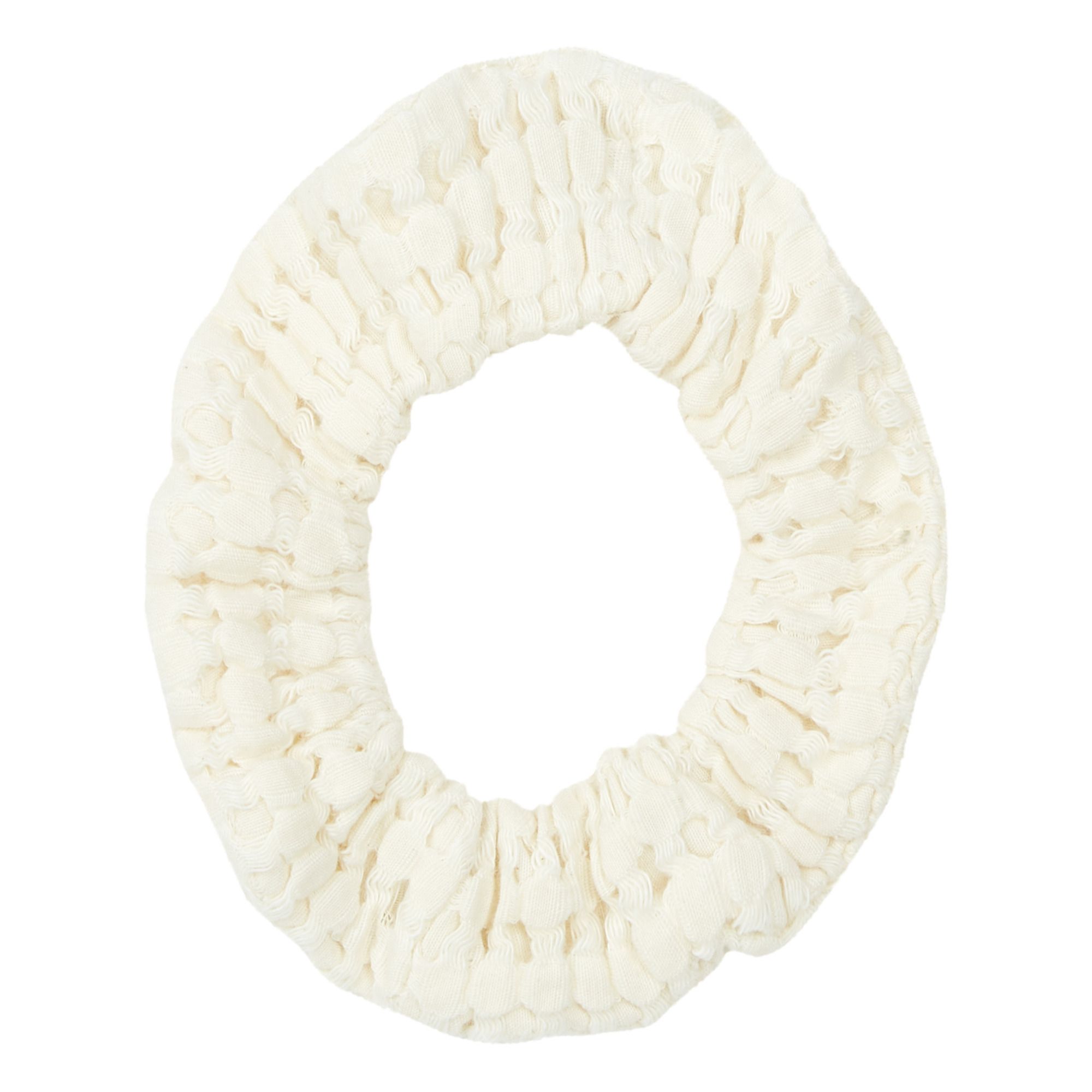 Yoli & Otis - Chouchou Coton Bio Gaufré - Fille - Ecru