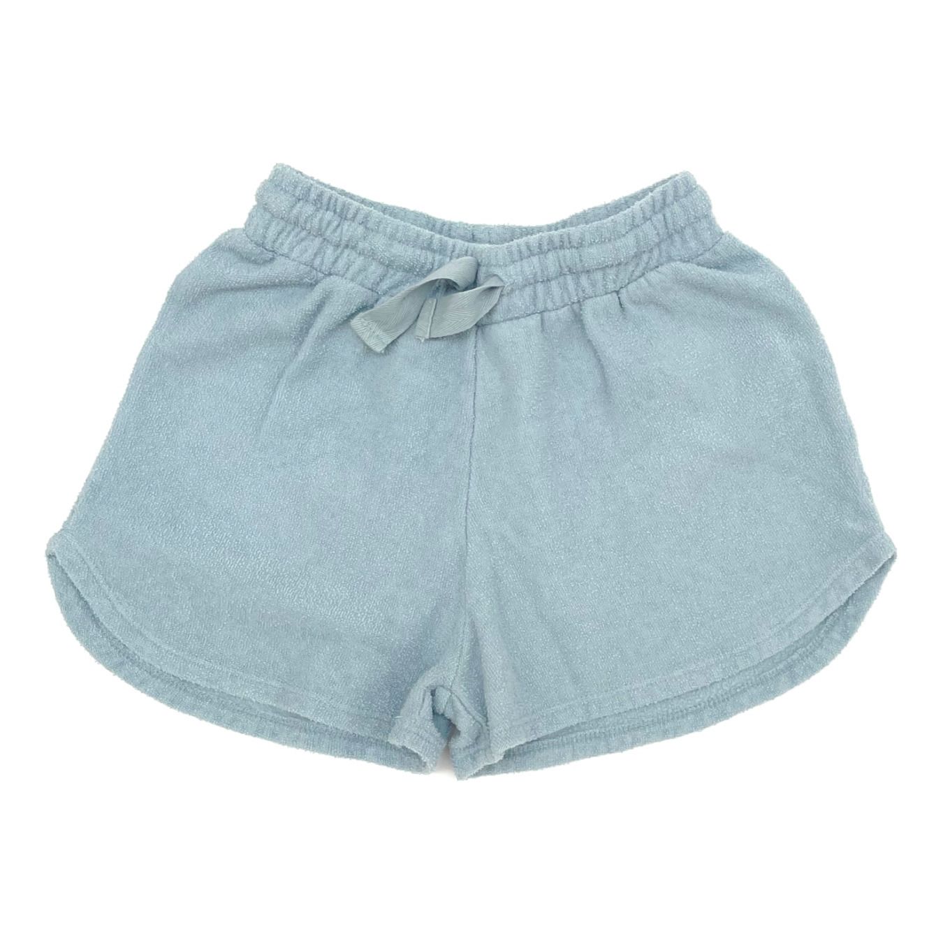 Organic Cotton Terry Cloth Shorts Blue 