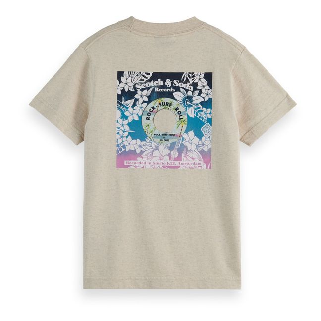 T-Shirt Disque aus Bio-Baumwolle Seidenfarben