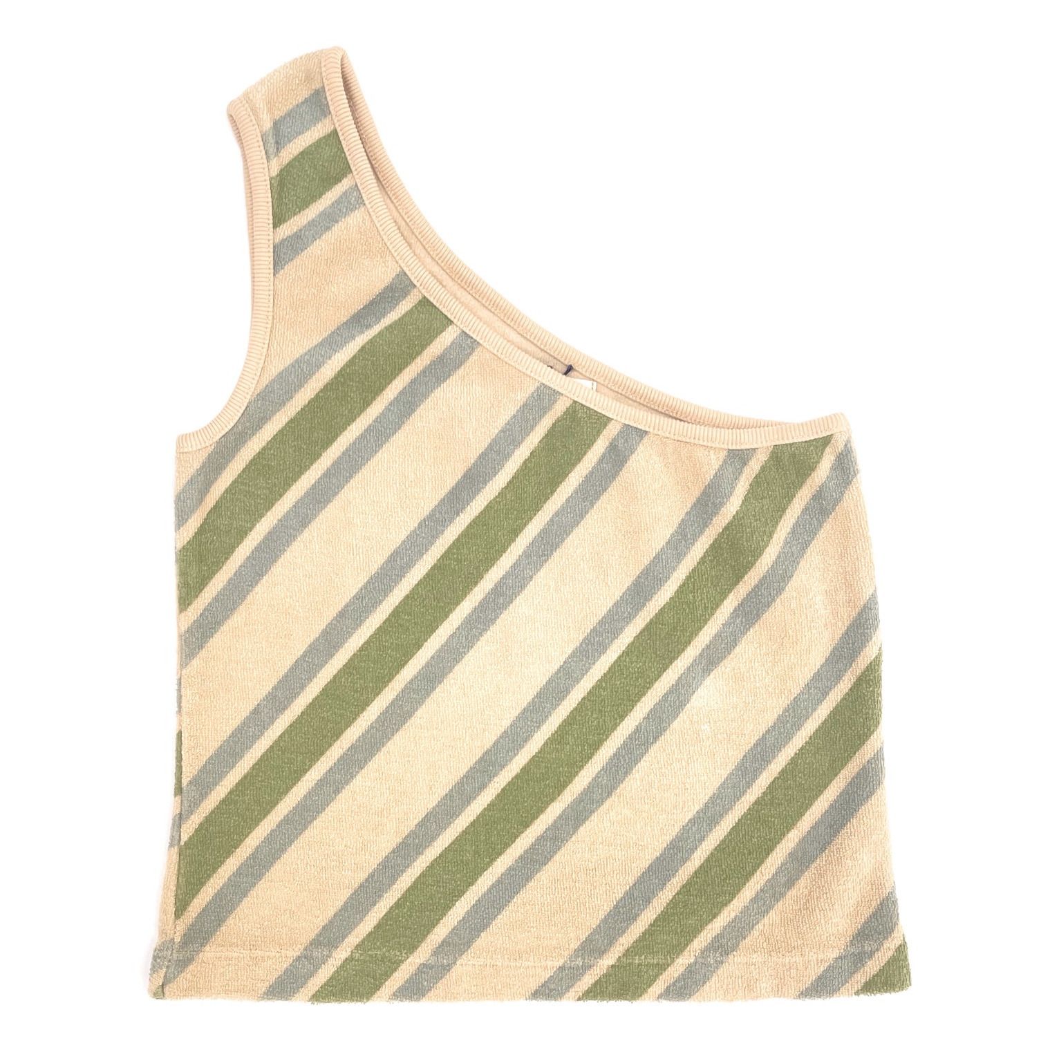 Longlivethequeen - Top Rayé Eponge - Fille - Beige