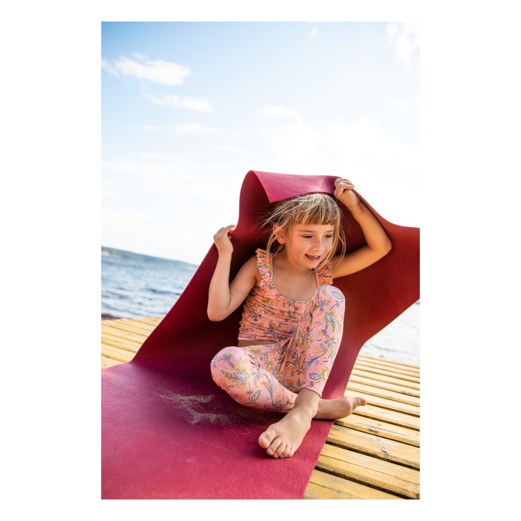 Louise Misha - Brassière Nylon Recyclé Tamarias - Fille - Rose