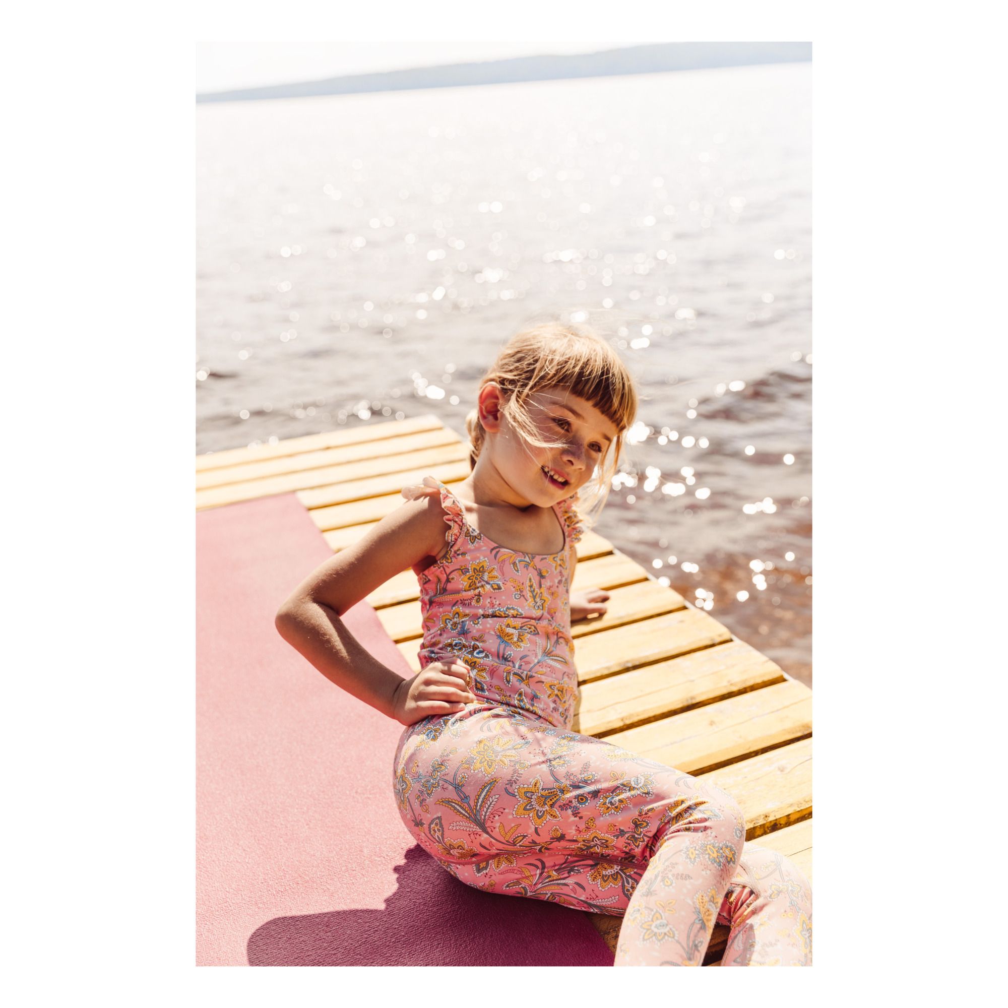 Louise Misha - Legging de Sport Nylon Recyclé Duania - Fille - Rose