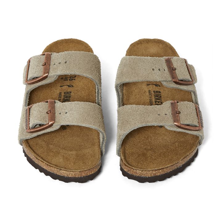 Arizona Suede Sandals | Taupe brown- Product image n°3