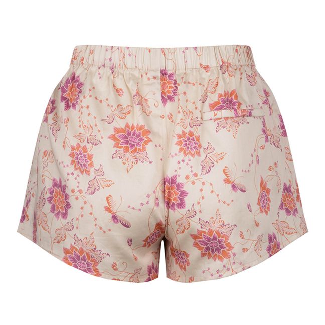 Pyjama-Shorts Sunday Beige rosé