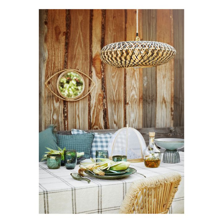 Stoneware Plate | Dark green- Product image n°1