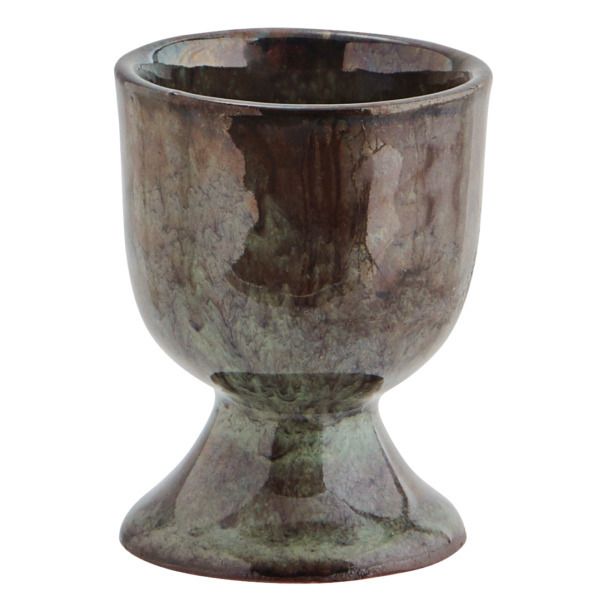 Stoneware Egg Cup | Dark green