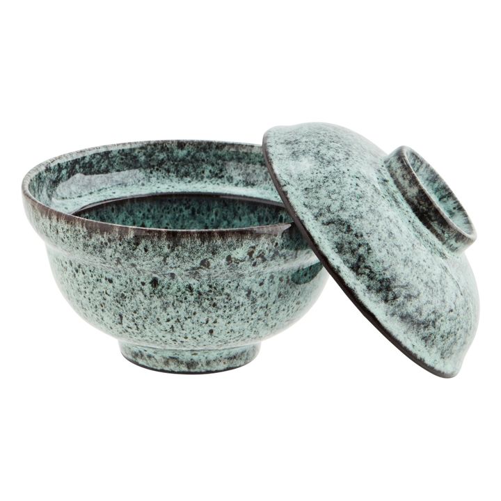 Bowl with Lid | Bluish grey- Product image n°2