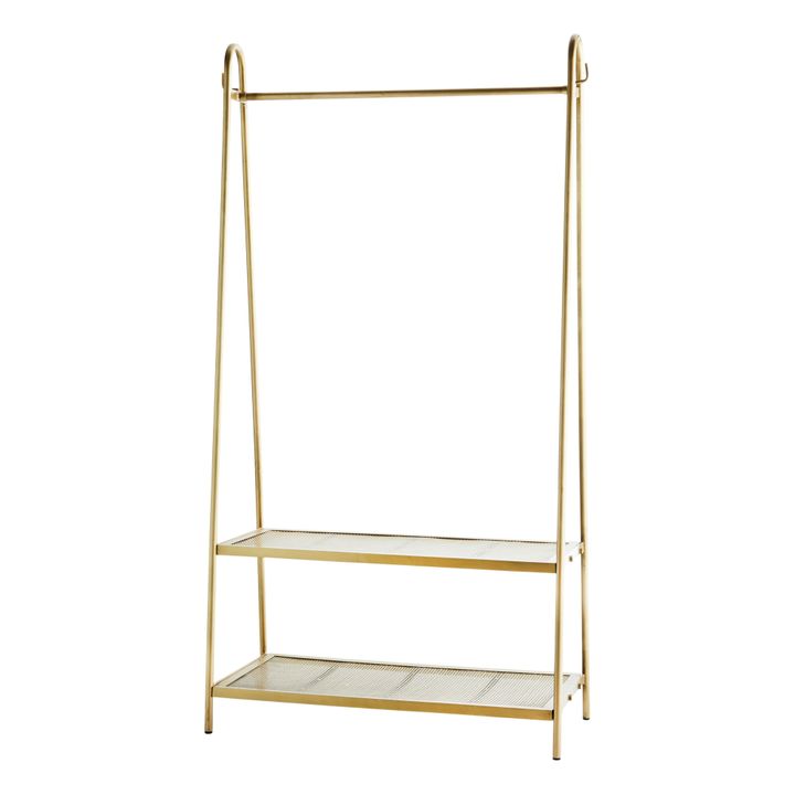 Clothes Rack & Shelves Brass- Product image n°0