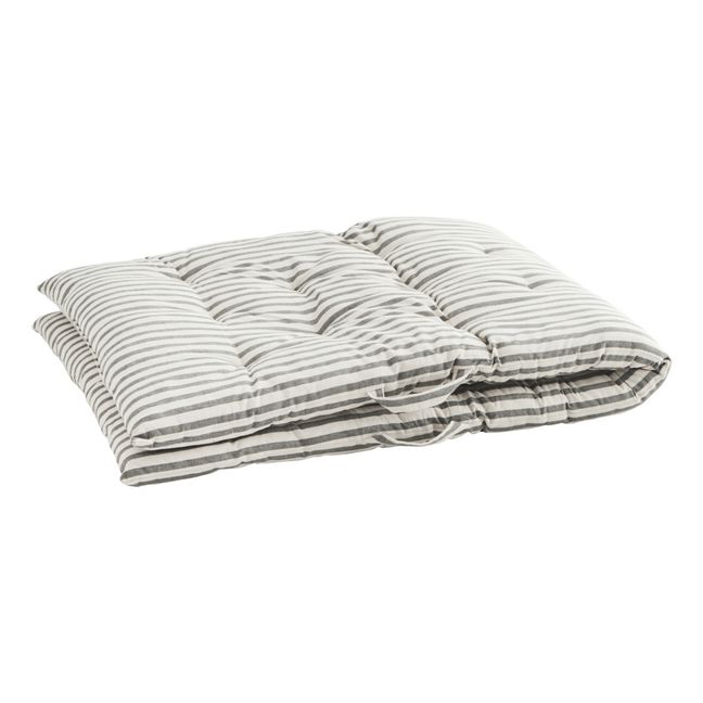 Striped Floor Mat | Grey