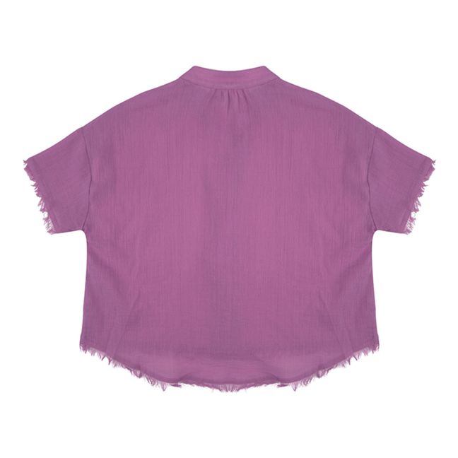 Mila Short Sleeve Shirt - Kids’ Collection - Purple