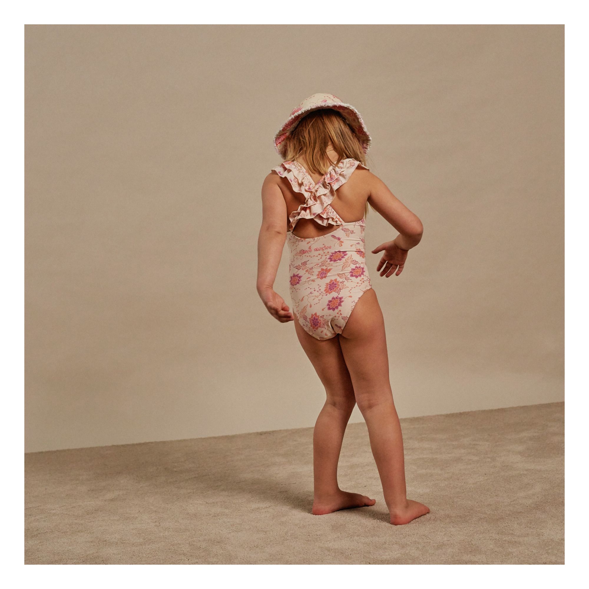 Maillot 1 Pièce Ruby - Collection Enfant - Beige rosé- Image produit n°2