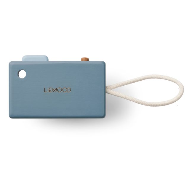 Michael Wooden Camera | Grey blue