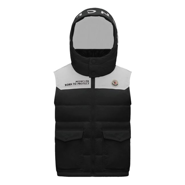 Genichi Puffer Vest | Black
