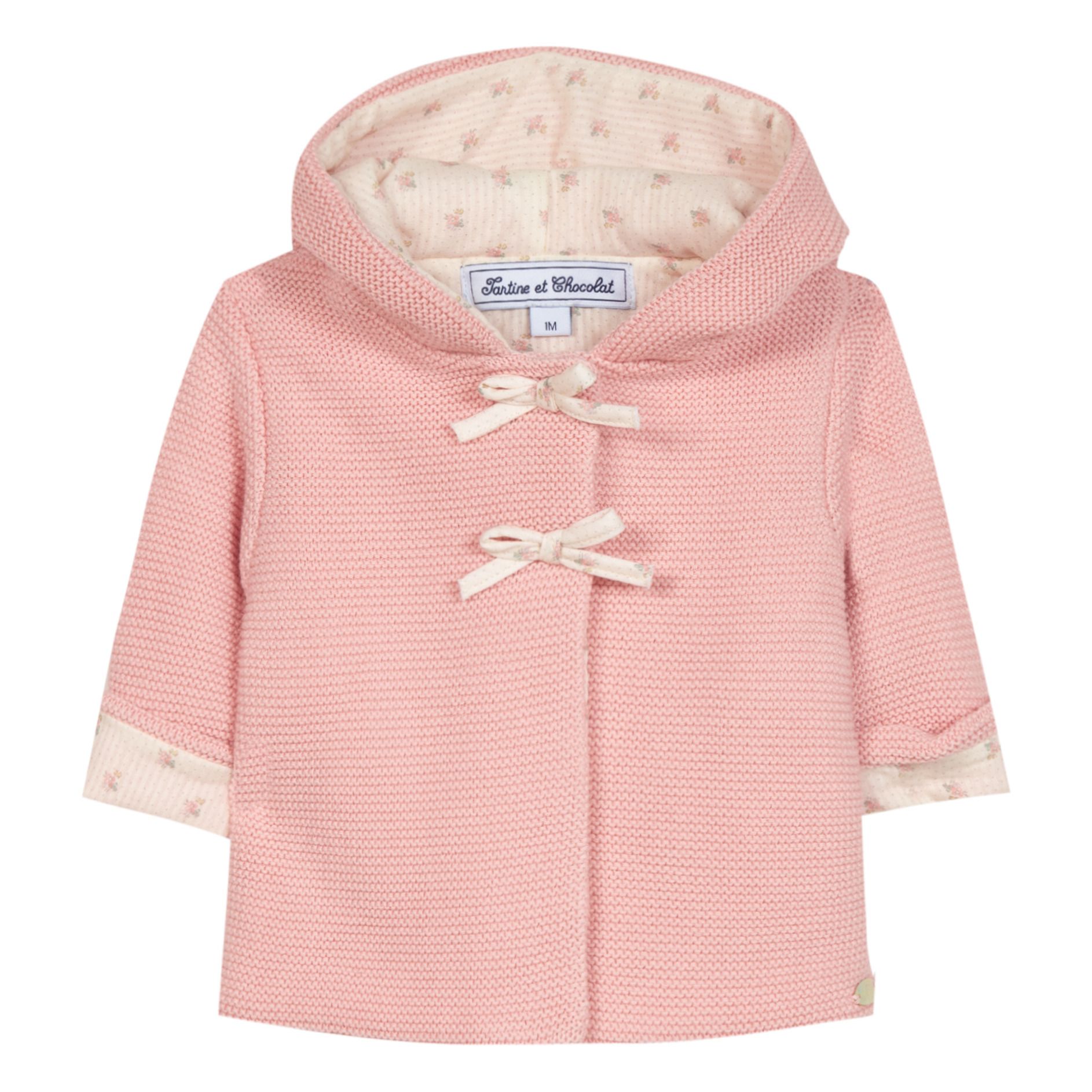 Tartine et Chocolat - Abrigo color marfil en mezcla de seda | Childrensalon