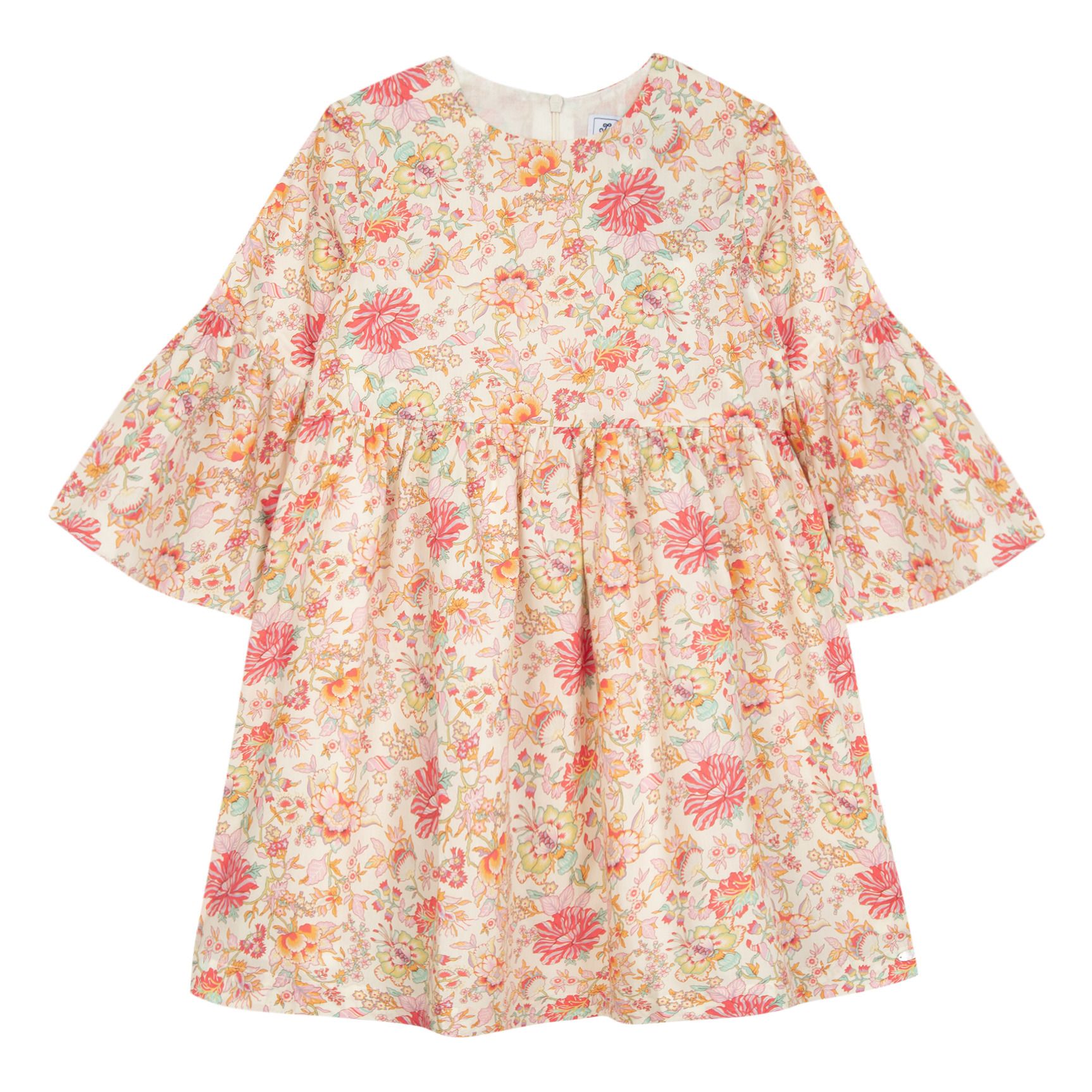 Tartine et Chocolat - Robe - Capsule Liberty - - Fille - Rose pêche