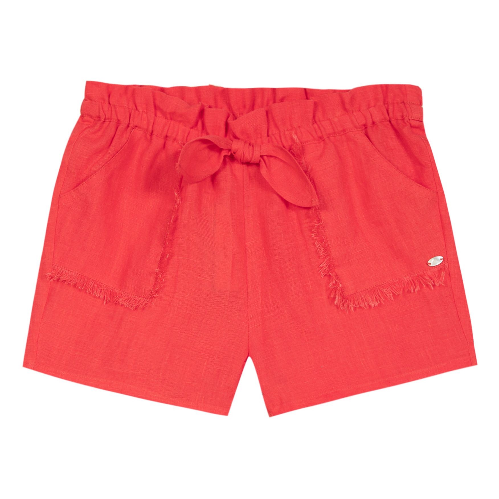 Linen Shorts Poppy- Product image n°0