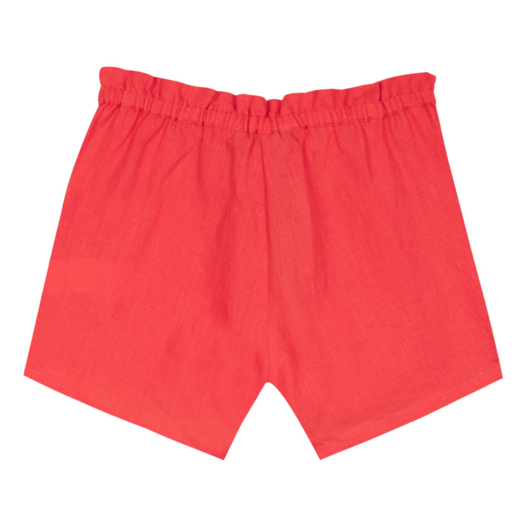 Linen Shorts Poppy- Product image n°2