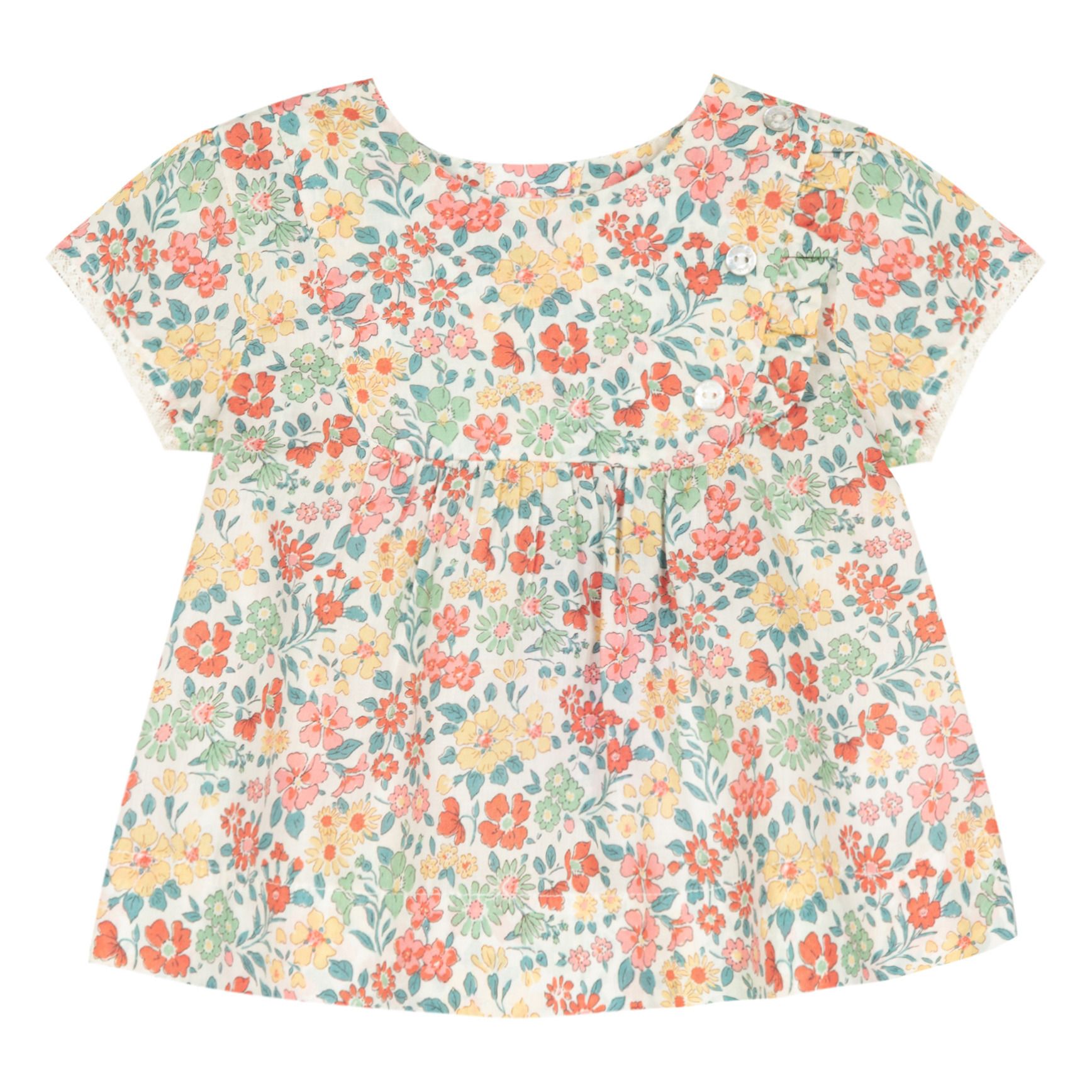 Tartine et Chocolat - Blouse Liberty - Fille - Ecru