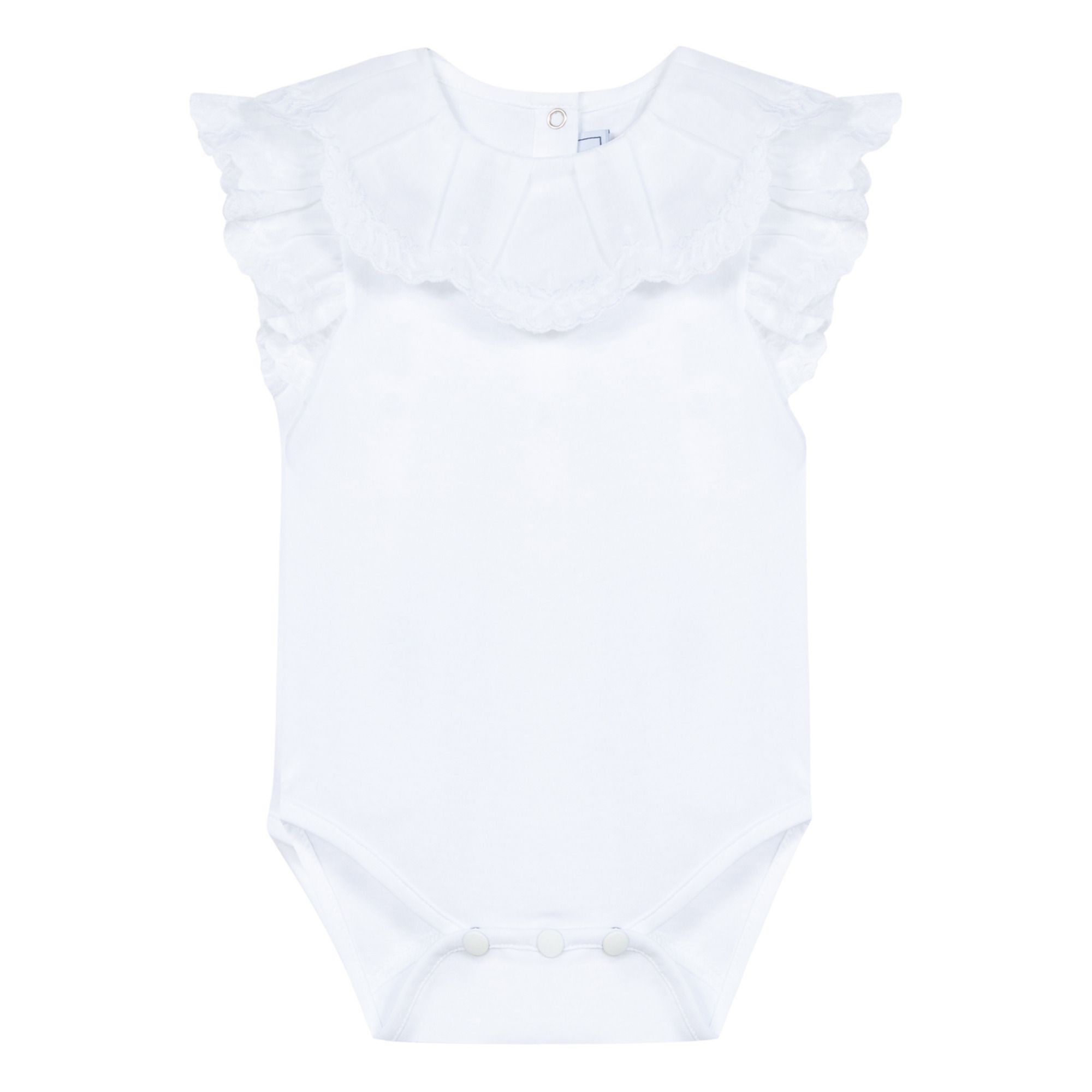 Tartine et Chocolat - Body Volants Brodés - Fille - Ecru