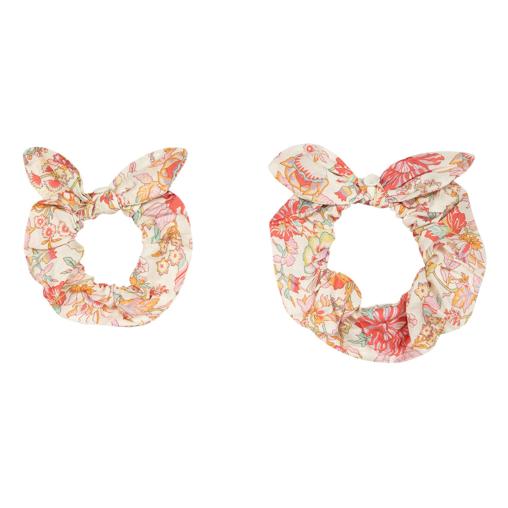 Tartine et Chocolat - Set 2 Chouchous - Capsule Liberty - - Fille - Rose pêche