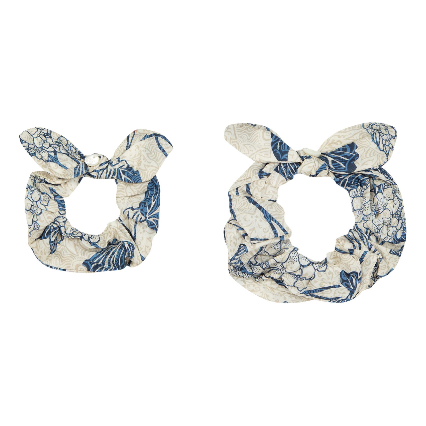 Tartine et Chocolat - Set 2 Chouchous Liberty - Fille - Bleu