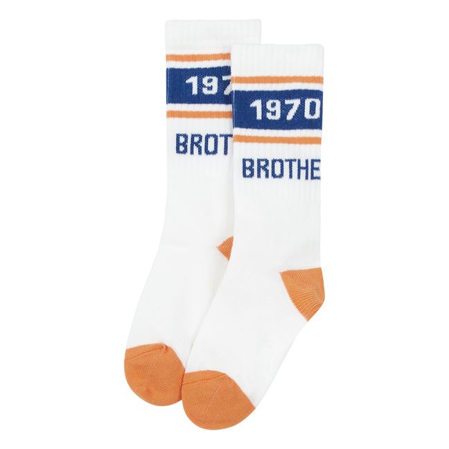 Pack 2 Chaussettes Enjoy Brother Hood Blanc