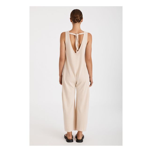 Knitted Jumpsuit Natural