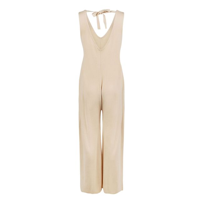 Knitted Jumpsuit | Natural