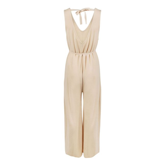 Knitted Jumpsuit Naturale