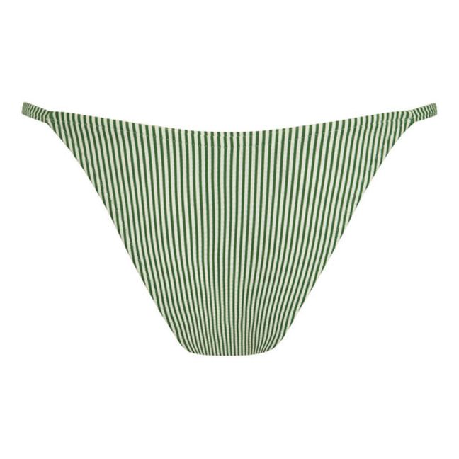 Curve String Striped Bikini Bottoms Verde