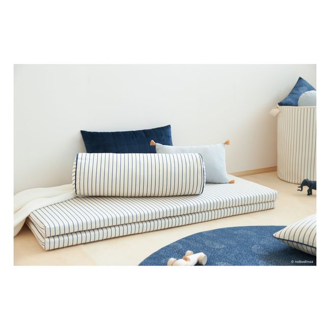 Java Organic Cotton Cushion | Blu